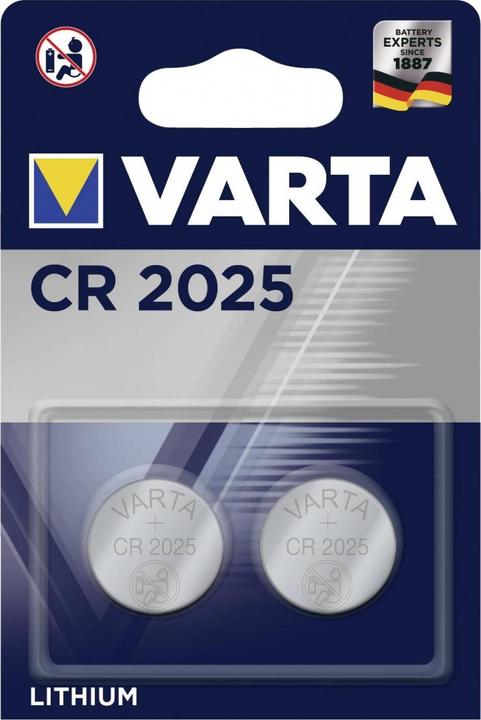 Image du produit Varta Électronique CR2025 (2 pcs, CR2025, 165 mAh)