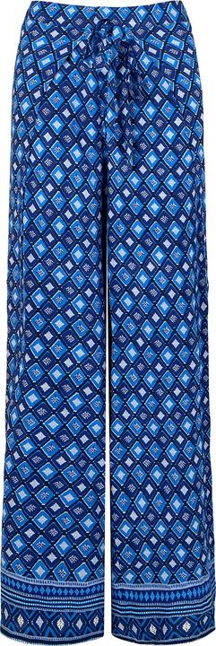 Joe Browns Lightweight Geo Border Print Tie Waist Trousers