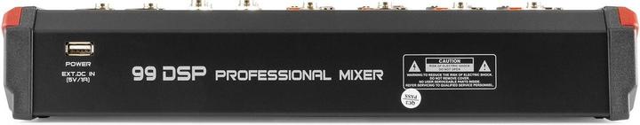 Image du produit Vonyx VM-KG08 - Panneau d'affichage 8 canaux Bluetooth, DSP, lecteur mp3 et interface audio USB (Studio et mixeur live)
