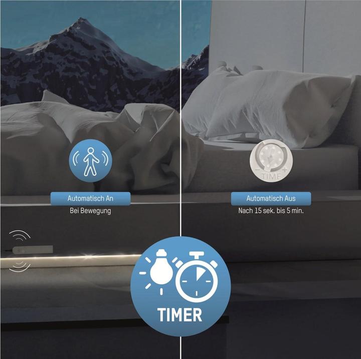 Actual product image Ansmann LED strip with sensor (Warm white, 200 cm, Indoor)