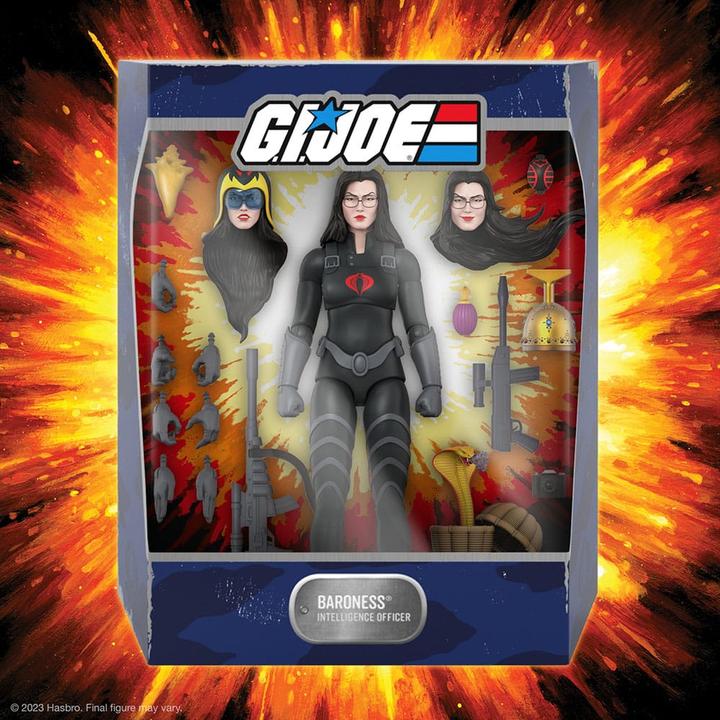 Image du produit Super7 G.I. Joe figurine Ultimates Baroness (Black Suit) 18 cm