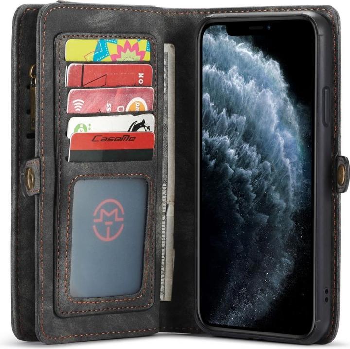 Actual product image Caseme Apple iPhone 11 Pro Max Genuine Leather Wallet Card Case (Apple iPhone 11 Pro Max)