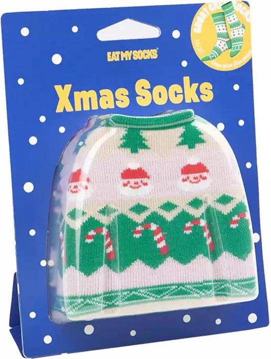 Actual product image Eat My Socks EMS, Socks, Adult, Trend, Xmas Jumper (One size)