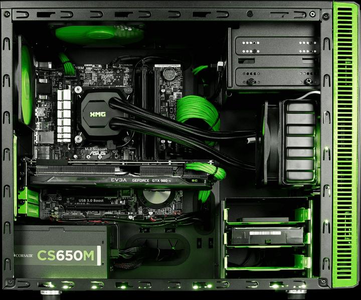Actual product image XMG Sector (Intel Core i7-6700, 16 GB, 500 GB, GeForce GTX 1070)