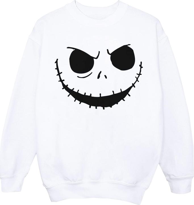 Actual product image Disney Mens Nightmare Before Christmas Jack's Face Bold Sweatshirt (XXL)