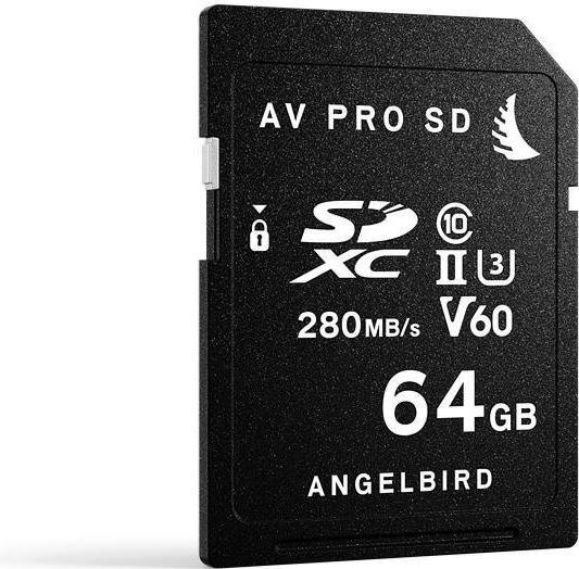 Actual product image Angelbird AV PRO V60 (64 GB, SDXC, U3, UHS-II)
