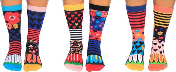 United Oddsocks Flower Box (3er Pack, 37 - 42)