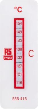 Produktbild Rs Pro Temperaturaufkleber 116-154°C