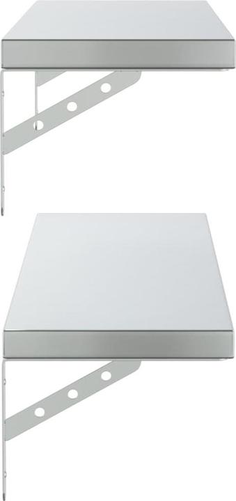 Produktbild VidaXL Wandregale 2 Stk. 50 x 40 cm Edel (50 x 40 x 3 cm)