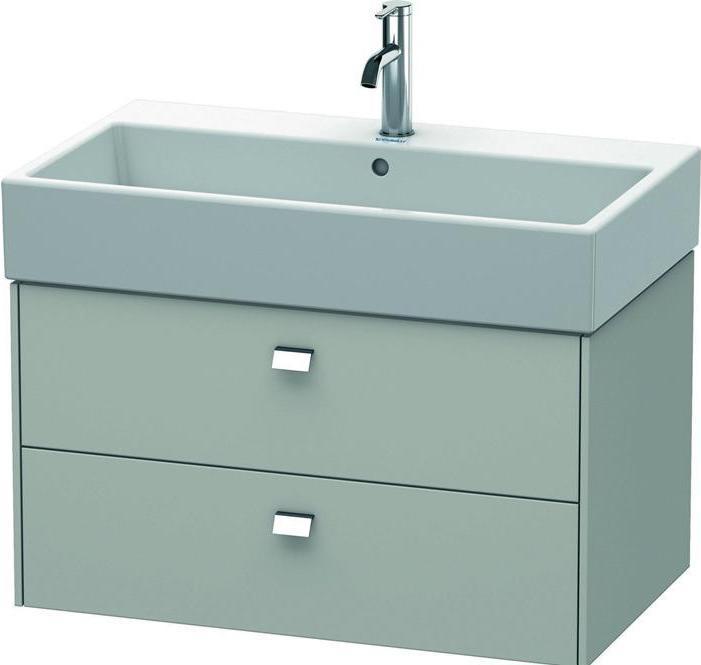 Produktbild Duravit Waschtischunterbau BRIOSO Griffe chr 442x784x459mm betongrau matt (78.5 x 44 x 46 cm)
