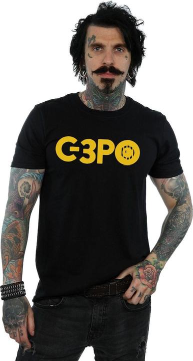 Produktbild Star Wars The Rise Of Skywalker C3PO Text Logo TShirt (S)