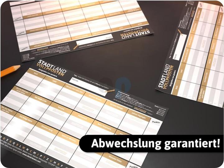 Produktbild Denkriesen Stadt Land Vollpfosten Silvester Edition (Deutsch)