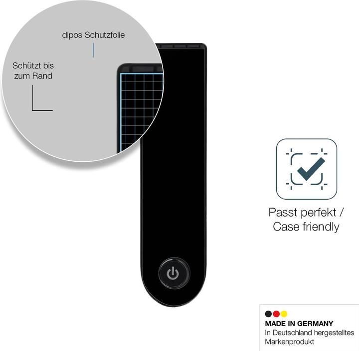 Actual product image Dipos Anti-Shock Screen Protector Matte