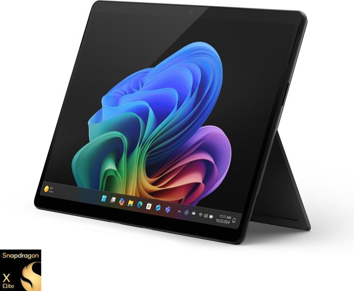 Microsoft Surface Pro – Copilot+ PC (mit Netzteil) – 11. Edition (13", Snapdragon X Elite X1E-80-100, 16 GB, 1000 GB, Ohne Tastaturlayout)
