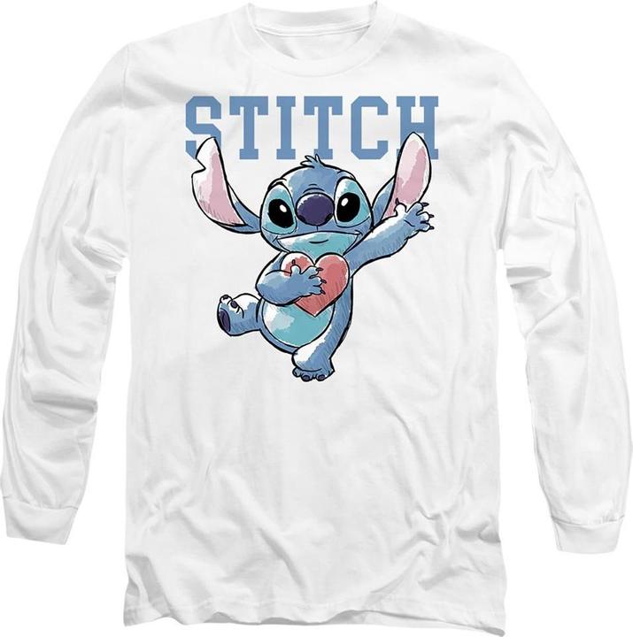 Immagine prodotto Lilo & Stitch Clutching Hearts Maglietta Adulto Unisex (S)