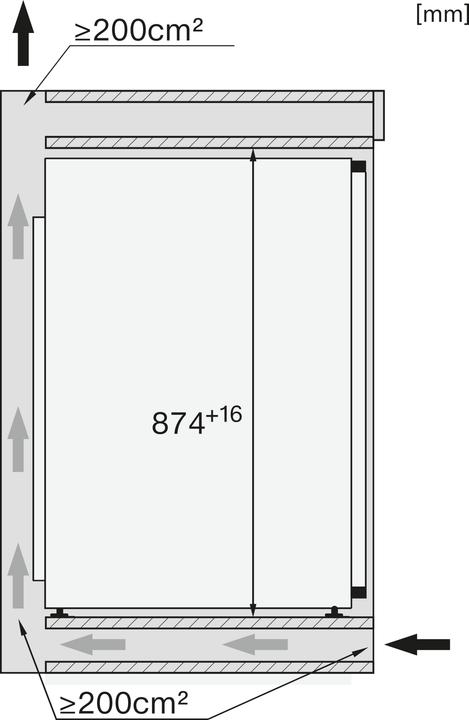 Produktbild Miele FNS 7140 C (Einbau, 87 l)