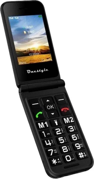 Onestyle Gold Klapp-Handy Schwarz (2.80", 0.30 Mpx)