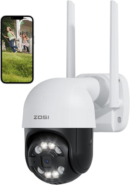 Image du produit Zosi 2K PT Dome Überwachungskamera mit KI-Personenerkennung