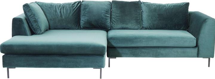 Image du produit Kare Design Canapé d angle Black Gianna velours vert gauche (Canapé d'angle)