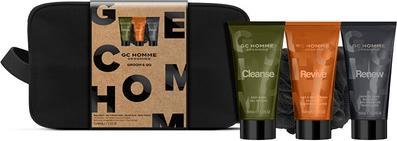 Grace Cole Body Care Gift Set in Tangerine. Bergamot & Rosemary Cosmetic Bag 4 pcs