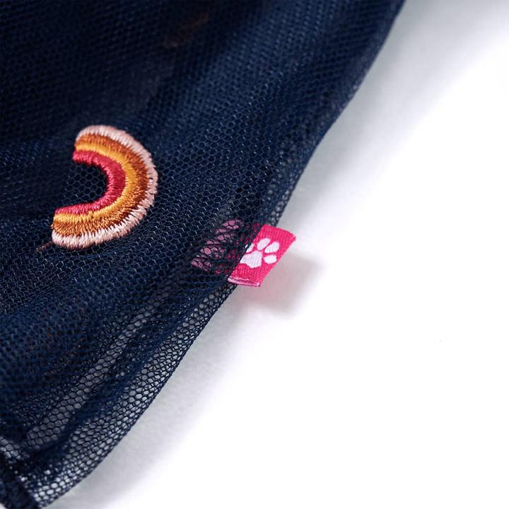 Produktbild VidaXL Kinderrock mit Tüll Marineblau 140,Aussenmaterial: 100 (140)
