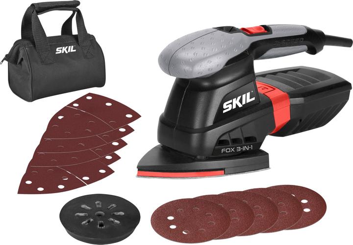 Skil 3-IN-1 MULTI SANDER 7220AC 250W (Schwingschleifer, Deltaschleifer, Exzenterschleifer, 250 W)