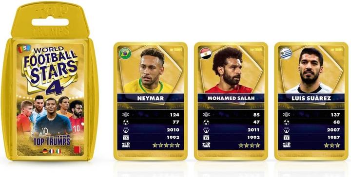 Image du produit Unique Top Trumps Stars du football mondial 4 (Italien, Français, Allemand)