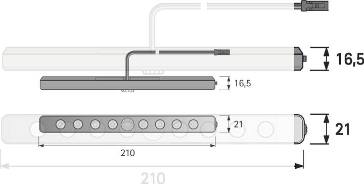 Productafbeelding Halemeier LED opbouwarmaturen LuckyLine 12 V