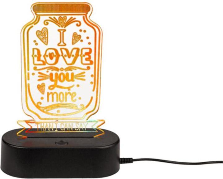 Produktbild TOP LED 3D Lampe Love