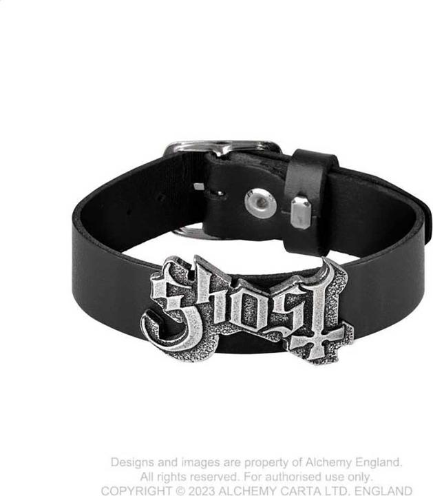 Immagine prodotto Ghost Polsino in pelle con logo unisex per adulti (100% materiale sintetico)