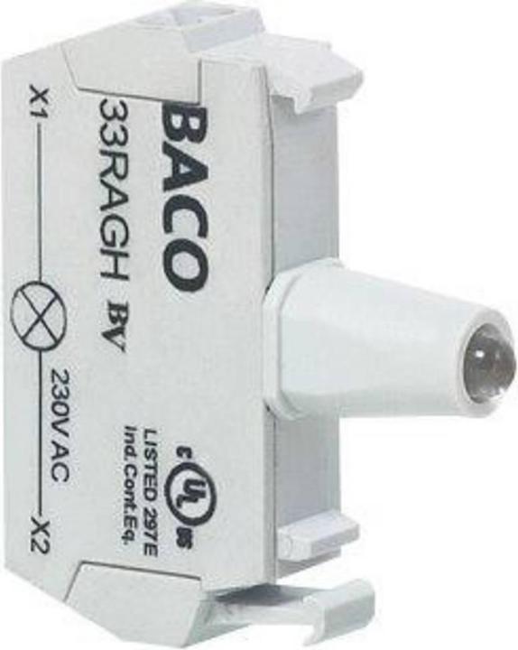 Immagine prodotto Baco 33RAGH Elemento LED verde 230 V/AC 1 pz.