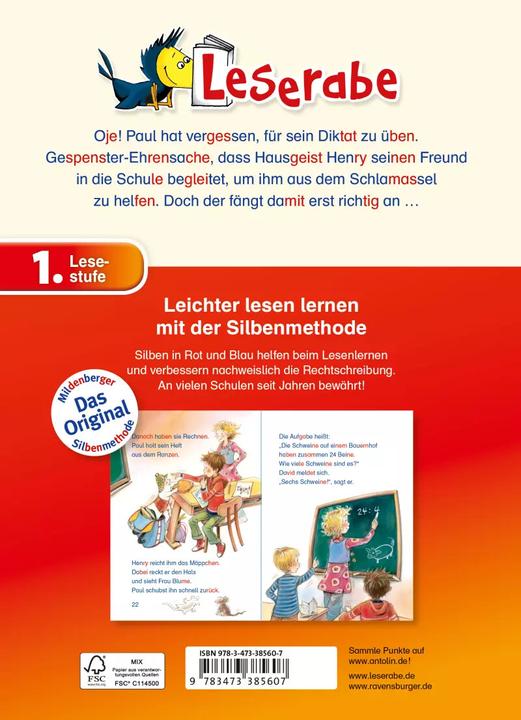 Produktbild Ravensburger Das kleine Gespenst geht in die Schule (Deutsch, Katja Königsberg, 2014)