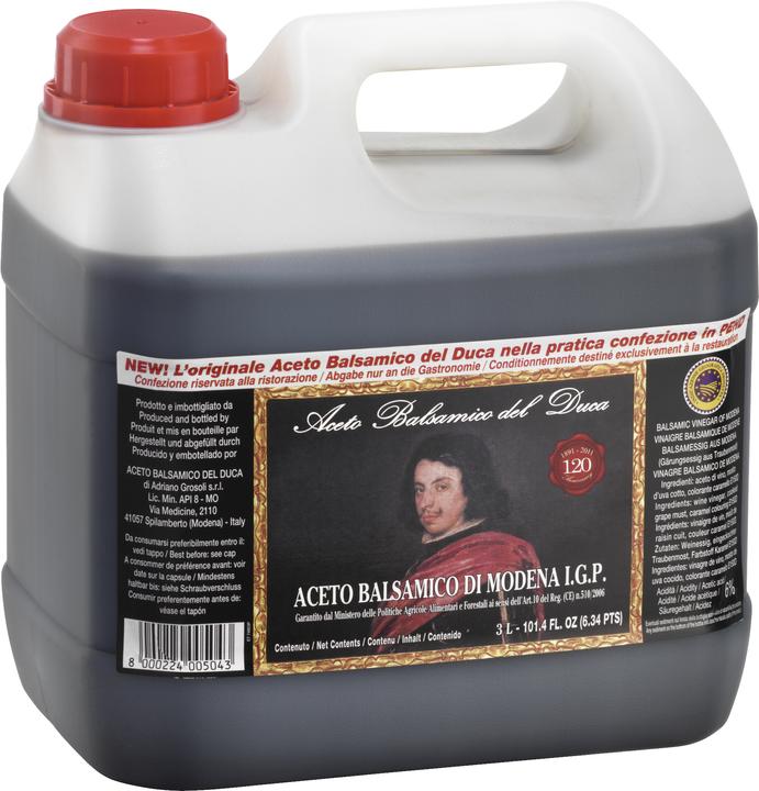 Del Duca Aceto Balsamico Modena tappo oro (3000 ml)