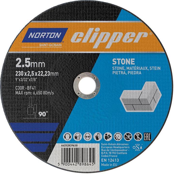 Productafbeelding Magni Norton snijschijf steen C30R-230x2.5x22.23mm