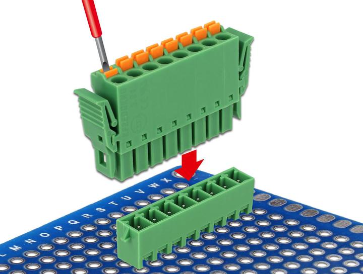 Immagine prodotto Delock Griglia della morsettiera verticale (Accessori per cavi)