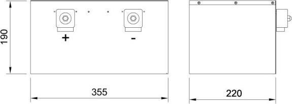 Produktbild Bulltron LiFePO4 Batterie LI320B300-12-P (12.80 V, 320 Ah)