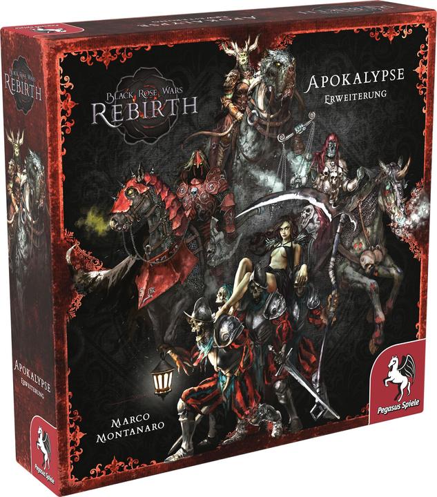 Produktbild Pegasus Black Rose Wars - Rebirth: Apokalypse, Brettspiel, für 2-4 Spieler, ab 12 Jahren (Deutsch)