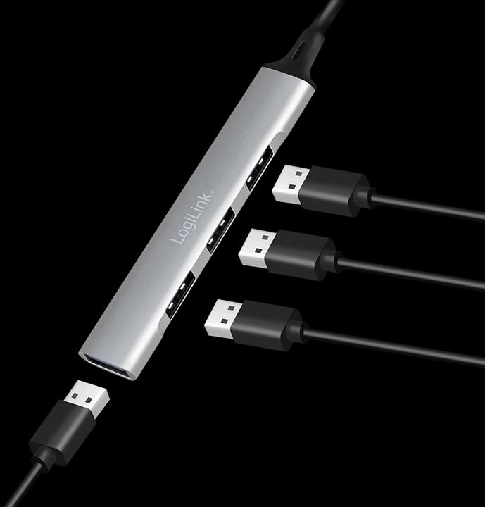 Actual product image LogiLink UA0392 (USB-C, 4 Ports)
