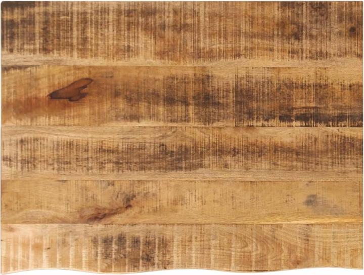 VidaXL Tischplatte Holzplatte 70x60x2,5cm Baumkante Massivholz Raues Mangoholz (70 x 60 x 2.5 cm)