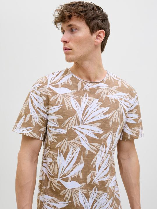 Actual product image Jack & Jones Jjebryan Aop Tee S/S O-Neck Sn (XL)