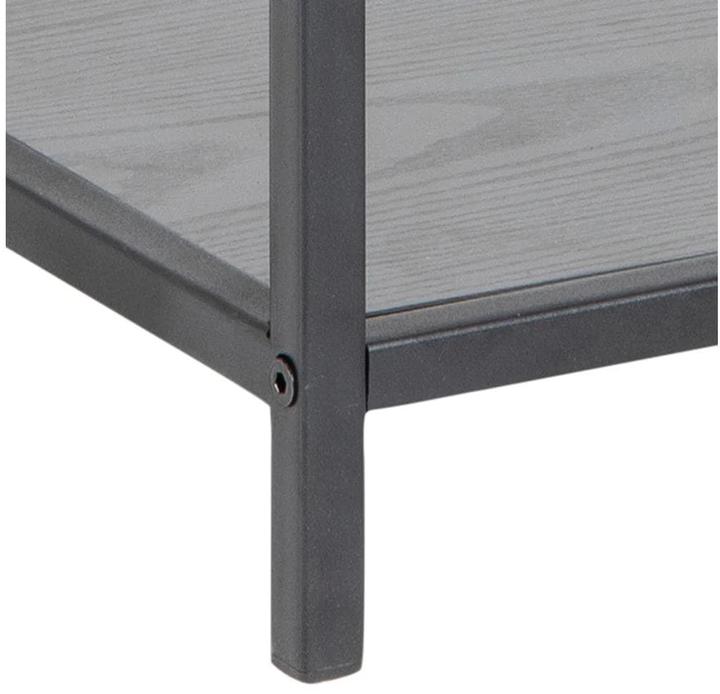 Actual product image AC Design Nightstand Multiple Bronx Melamine black (42 x 35 x 63 cm)