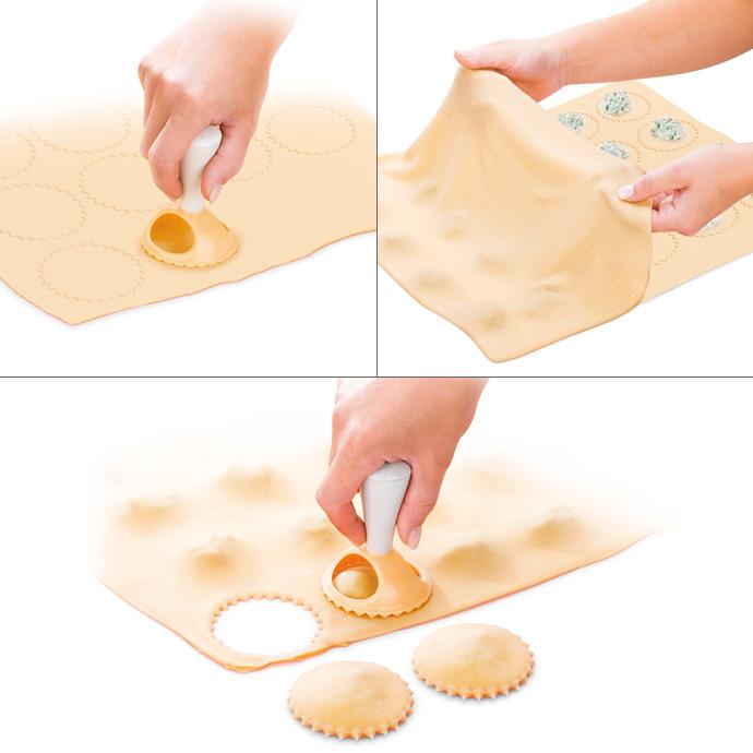 Image du produit Ocun Moule à raviolis Delicia, 4 moules