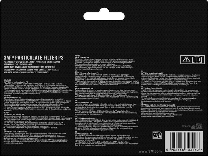 Produktbild 3M Partikelfilter (P2, 10 x)