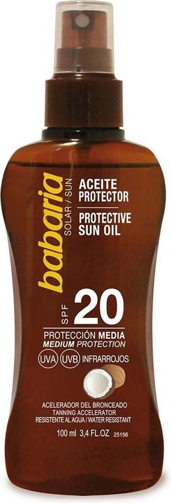 Immagine prodotto Babaria Protezione solare (Olio abbronzatura, SPF 20, 100 ml)