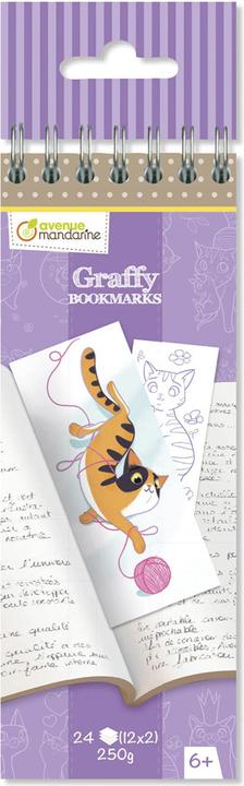 Image du produit Avenue Mandarine Graffy Bookmark, Chats -