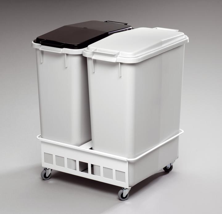 Produktbild Durable Fahrwagen DURABIN TROLLEY DUO 60, Farbe: weiá (1 l)
