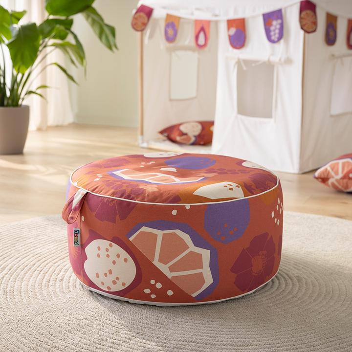 Image du produit Howa Coussin, pouf gonflable "colorful red" 55cm 8710 (55 x 25 cm)