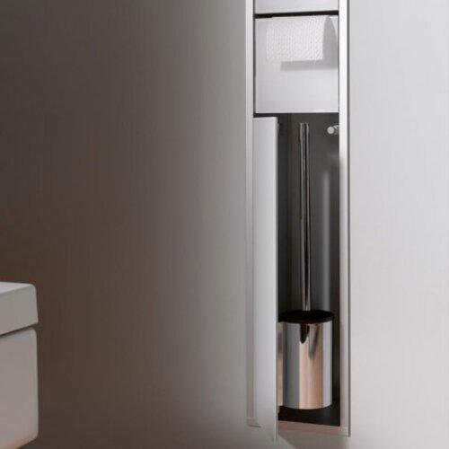 Actual product image Emco WC module ASIS 150 concealed 809x168mm door left aluminium