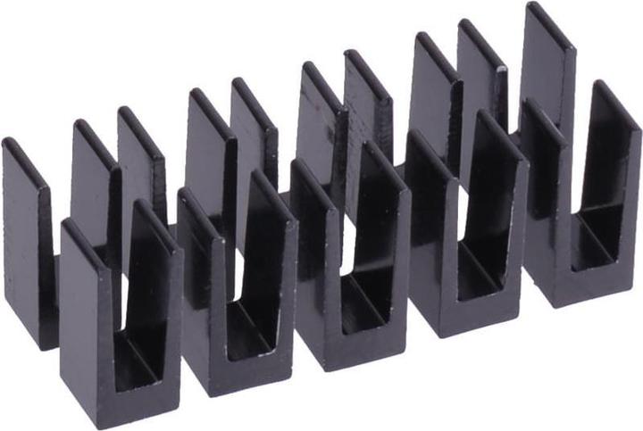 Actual product image Alphacool GPU Heatsinks 7x7mm black 10 pcs.