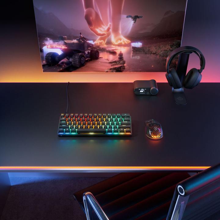 Actual product image SteelSeries Apex Pro Gen 3 Mini (schwarz, DE-Layout, OmniPoint 3.0) (DE, Cable)